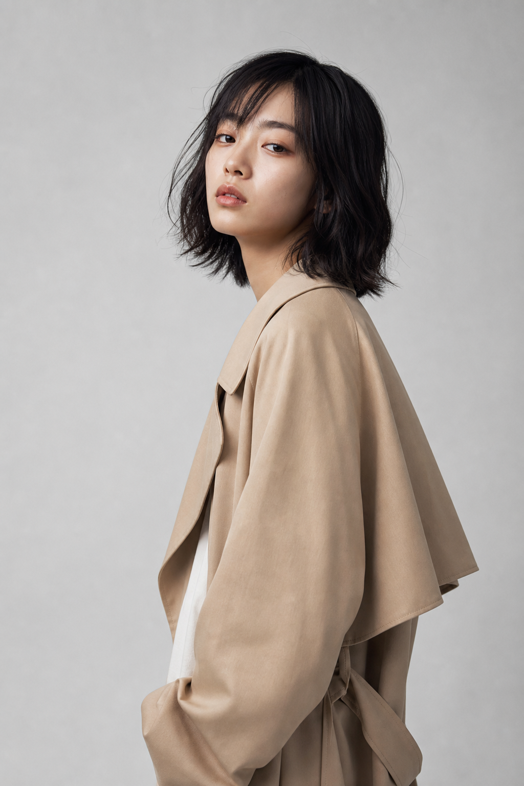 Fashion editorial portrait