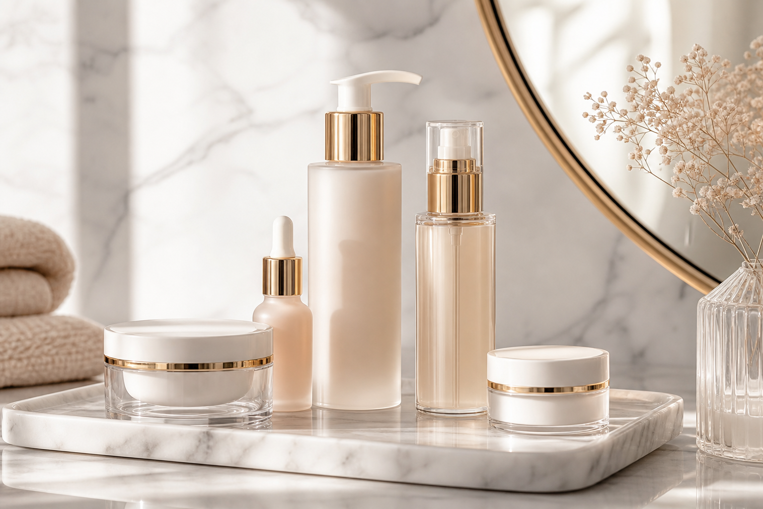 Beauty still life for advertising